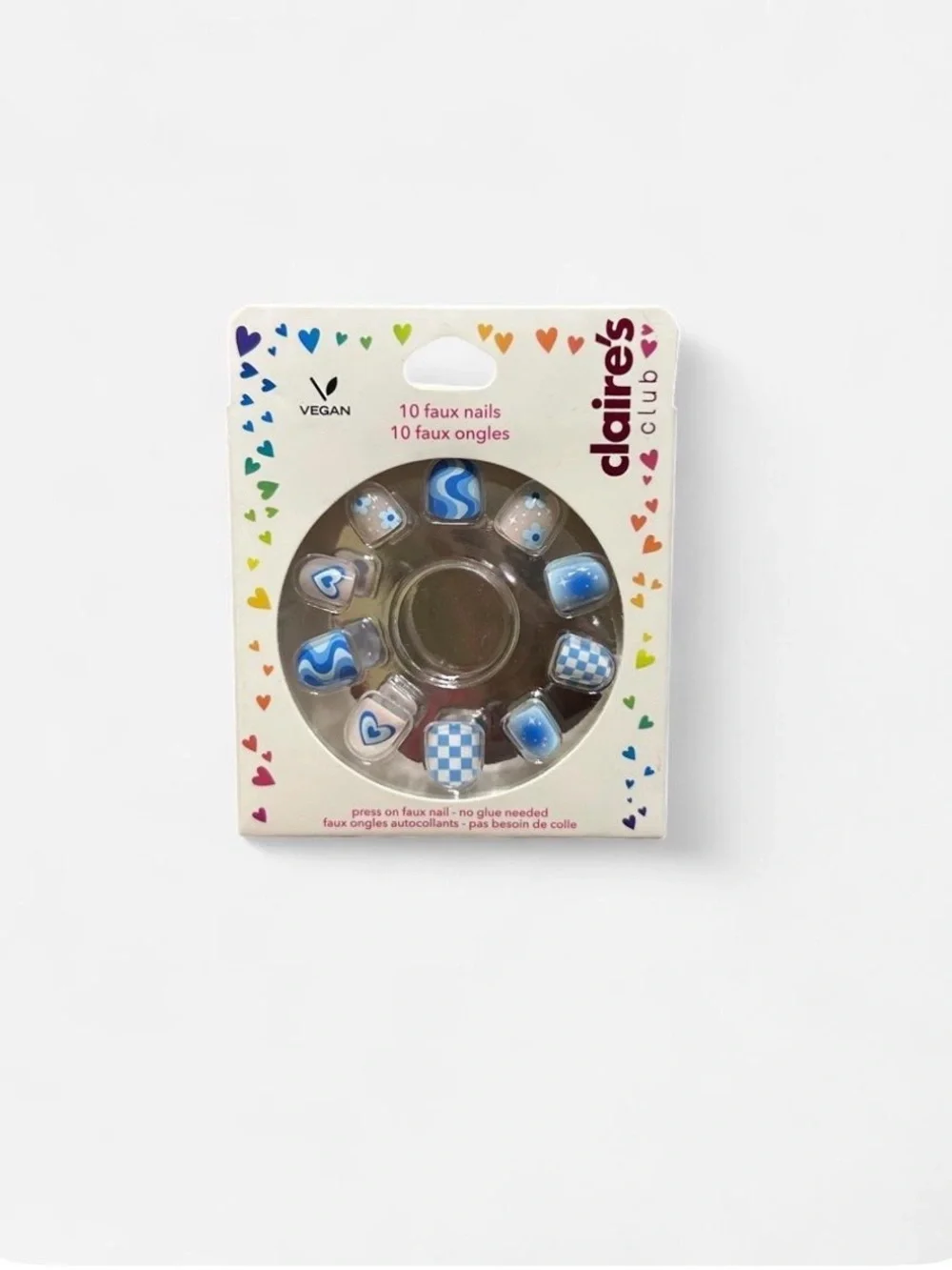 Claire's Pink & Purple Gradient Press-On Kids' Nails